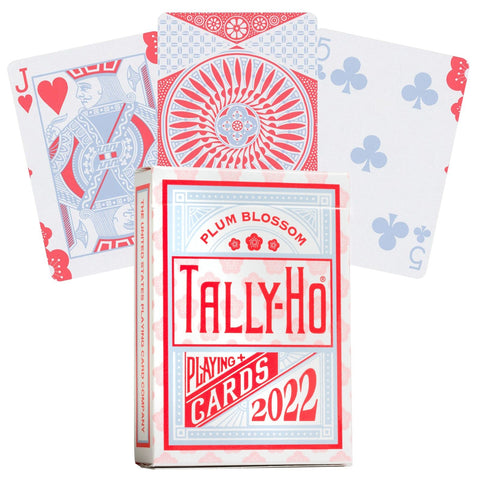 Bicycle Tally - Ho Plum Blossom Playing Cards - Hobby.lt 🇬🇧