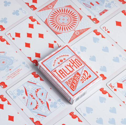 Bicycle Tally-Ho Plum Blossom Playing Cards