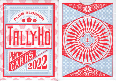 Bicycle Tally-Ho Plum Blossom Playing Cards