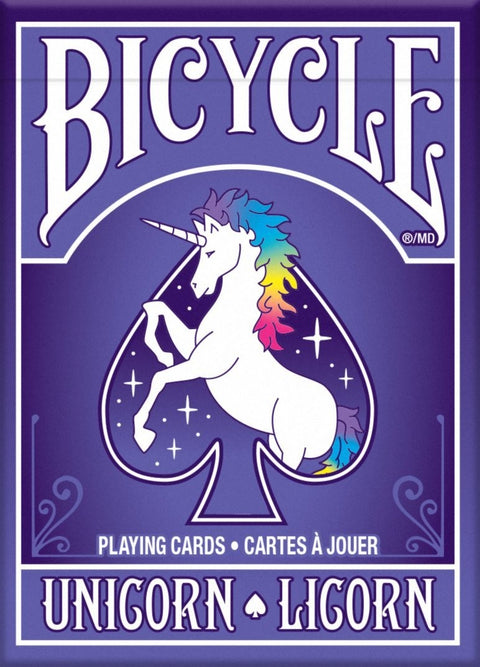 Bicycle Unicorn playing cards