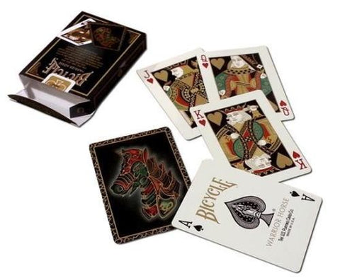 Bicycle Warrior Horse playing cards