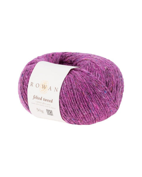 Peony 183 Felted Tweed – Rowan DK Yarn, Merino Wool Alpaca Blend Knitting & Crochet Yarn 50g
