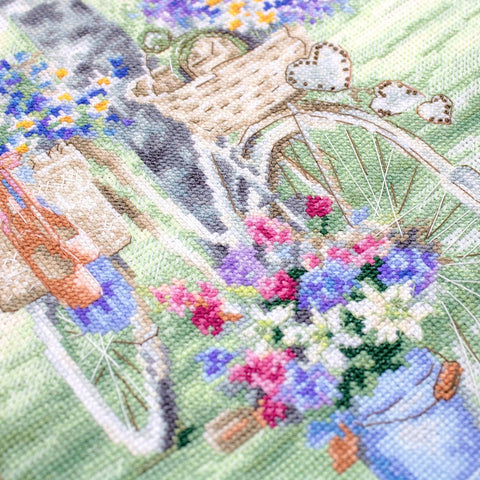 Bike SLETI971 - Cross Stitch Kit - Hobby.lt 🇬🇧