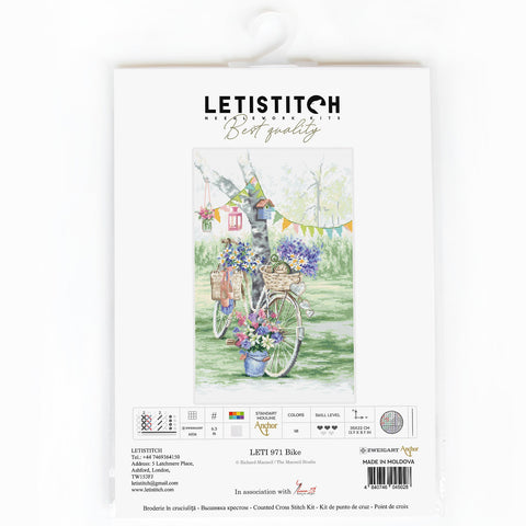 Bike SLETI971 - Cross Stitch Kit