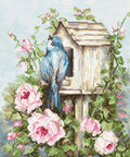 Bird House & Roses SB2352 - Cross Stitch Kit - Hobby.lt 🇬🇧