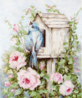 Bird House & Roses SB2352 - Cross Stitch Kit - Hobby.lt 🇬🇧