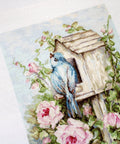 Bird House & Roses SB2352 - Cross Stitch Kit - Hobby.lt 🇬🇧