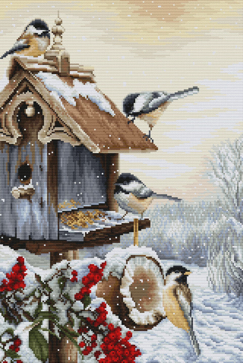 Bird House SBU4021 - Cross Stitch Kit