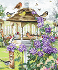 Bird Table SLETI944 - Cross Stitch Kit - Hobby.lt 🇬🇧