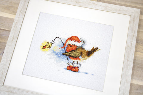 Bird with Lamp SB1152 - Cross Stitch Kit