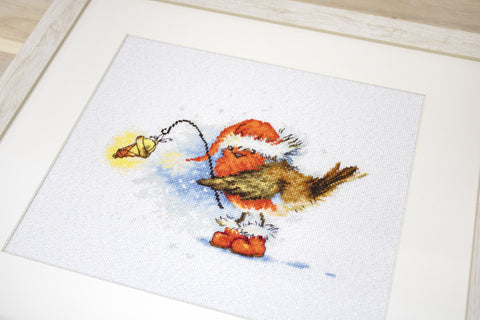 Bird with Lamp SB1152 - Cross Stitch Kit