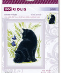 Black Cat. Cross Stitch kit by RIOLIS Ref. no.: 2001 - Hobby.lt 🇬🇧