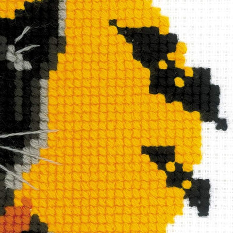 Black Cat cross stitch kit by RIOLIS Ref. no.: HB175 - Hobby.lt 🇬🇧