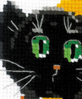 Black Cat cross stitch kit by RIOLIS Ref. no.: HB175 - Hobby.lt 🇬🇧