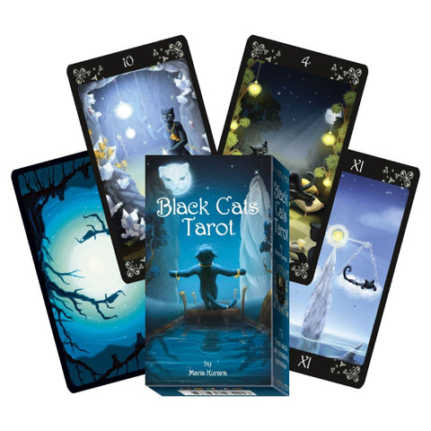 Black Cats Tarot Cards Lo Scarabeo