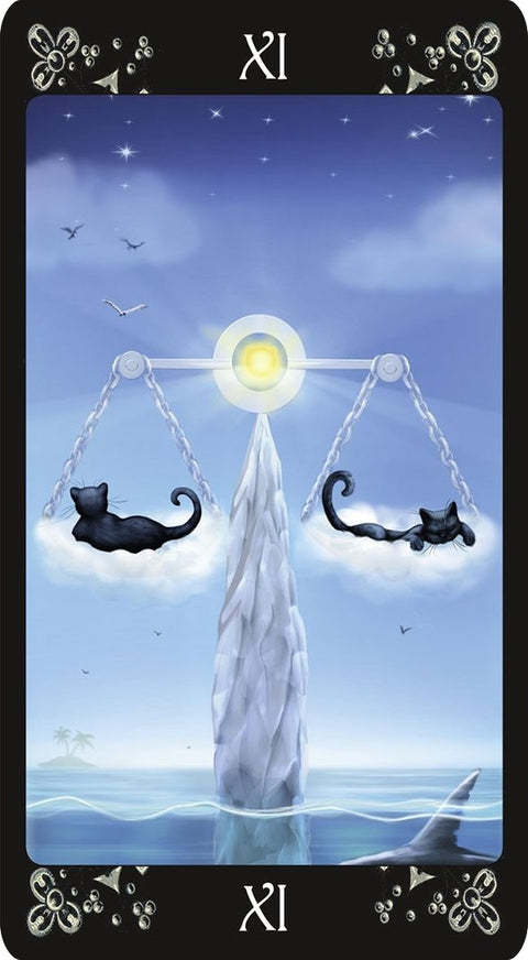 Black Cats Tarot Cards Lo Scarabeo