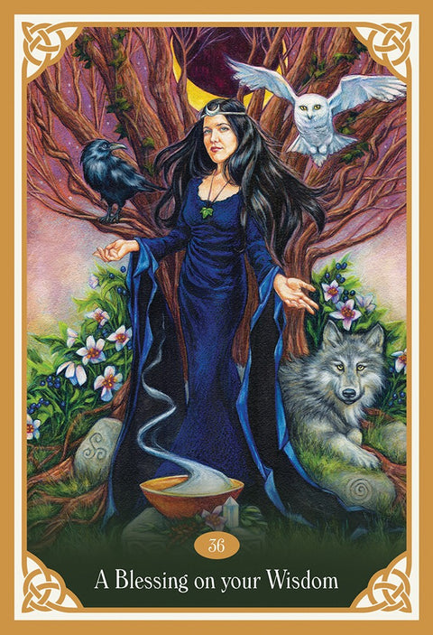 Blessed Be Tarot Cards Blue Angel