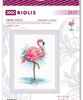 Blooming Flamingo. Cross Stitch kit by RIOLIS Ref. no.: 2117 - Hobby.lt 🇬🇧