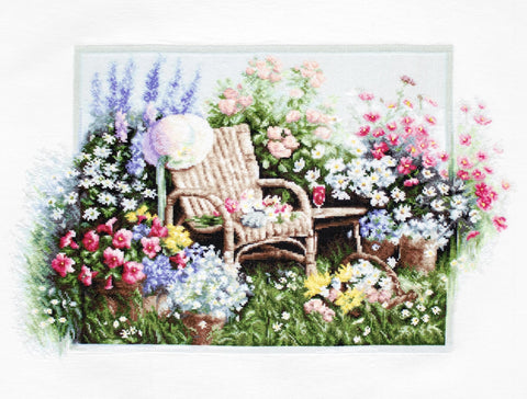 Blooming Garden SB2344 - Cross Stitch Kit - Hobby.lt 🇬🇧