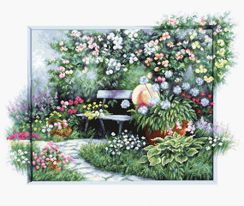 Blooming Garden SBU4012 - Cross Stitch Kit - Hobby.lt 🇬🇧