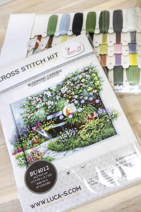 Blooming Garden SBU4012 - Cross Stitch Kit - Hobby.lt 🇬🇧