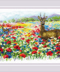 Blooming Meadow. Cross Stitch kit by RIOLIS Ref. no.: 2066 - Hobby.lt 🇬🇧