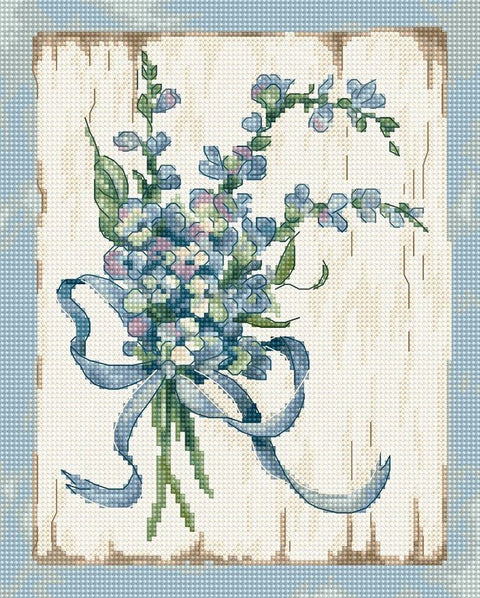 BLUE I SLETI974 - Cross Stitch Kit - Hobby.lt 🇬🇧