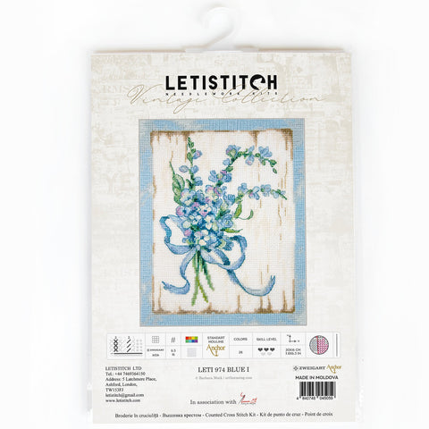 BLUE I SLETI974 - Cross Stitch Kit