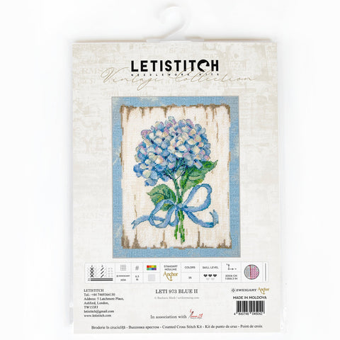 BLUE II SLETI973 - Cross Stitch Kit