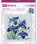 Blue Irises. Cross Stitch kit by RIOLIS Ref. no.: 2102 - Hobby.lt 🇬🇧