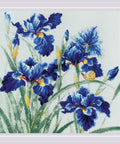 Blue Irises. Cross Stitch kit by RIOLIS Ref. no.: 2102 - Hobby.lt 🇬🇧