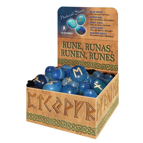 Blue Onyx Runes Lo Scarabeo - Hobby.lt 🇬🇧