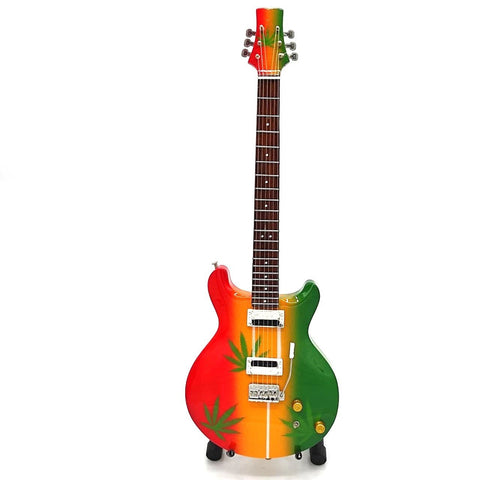 Bob Marley Tribute Ganja Mini Guitar MGT - 0468 - Hobby.lt 🇬🇧