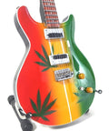 Bob Marley Tribute Ganja Mini Guitar MGT - 0468 - Hobby.lt 🇬🇧