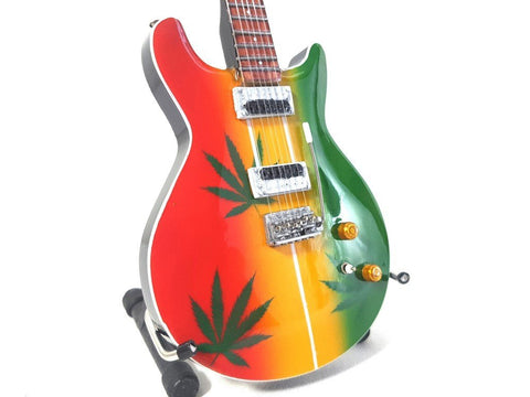 Bob Marley Tribute Ganja Mini Guitar MGT - 0468 - Hobby.lt 🇬🇧