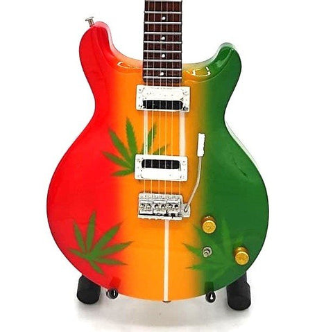 Bob Marley Tribute Ganja Mini Guitar MGT - 0468 - Hobby.lt 🇬🇧