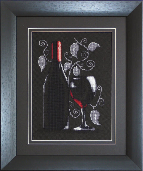 Bottle of wine SB2220 - Cross Stitch Kit by Luca-s