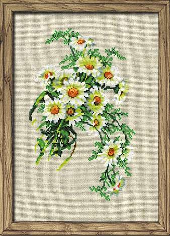 Bouquet of Camomiles - Cross Stitch Kit from RIOLIS Ref. no.:582