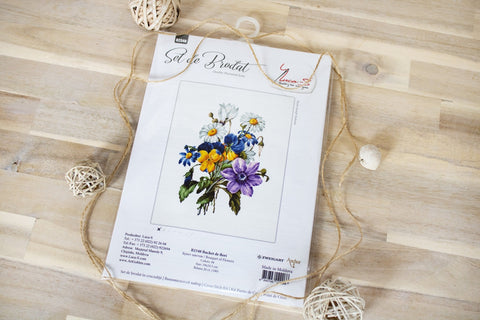 Bouquet of Flowers SB2348 - Cross Stitch Kit - Hobby.lt 🇬🇧