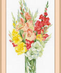 Bouquet of Gladioli - Cross Stitch Kit from RIOLIS Ref. no.:1446 - Hobby.lt 🇬🇧