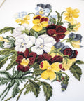 Bouquet of Pansies SBU4002 - Cross Stitch Kit - Hobby.lt 🇬🇧