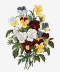 Bouquet of Pansies SBU4002 - Cross Stitch Kit - Hobby.lt 🇬🇧