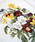 Bouquet of Pansies SBU4002 - Cross Stitch Kit - Hobby.lt 🇬🇧