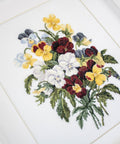 Bouquet of Pansies SBU4002 - Cross Stitch Kit - Hobby.lt 🇬🇧