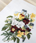 Bouquet of Pansies SBU4002 - Cross Stitch Kit - Hobby.lt 🇬🇧