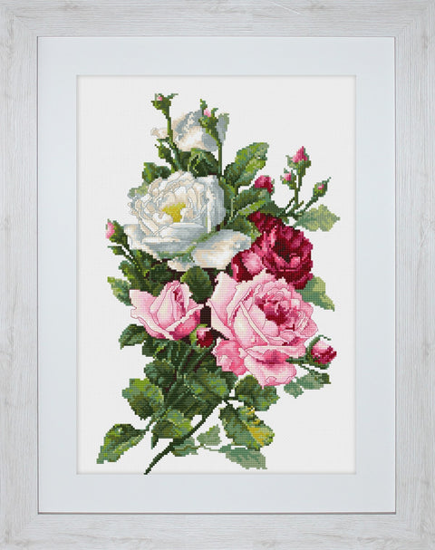 Bouquet of Roses SB2285 - Cross Stitch Kit by Luca-s