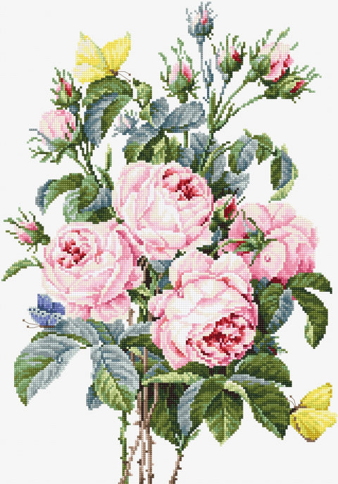 Bouquet of roses SB2373 - Cross Stitch Kit - Hobby.lt 🇬🇧