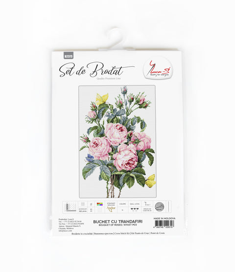 Bouquet of roses SB2373 - Cross Stitch Kit