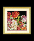 Bouquet on Black (35.56 x 35.56 cm) - Cross Stitch Kit by DIMENSIONS - Hobby.lt 🇬🇧