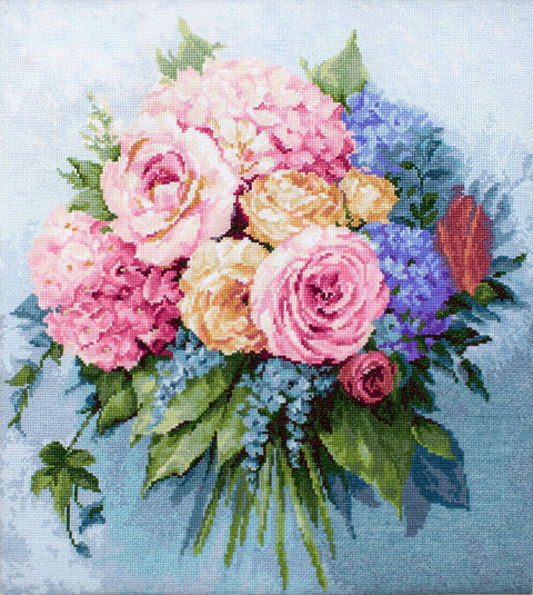 Bouquet SB2371 - Cross Stitch Kit - Hobby.lt 🇬🇧